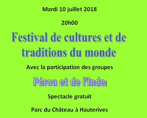 festival international cultures et tradition du monde