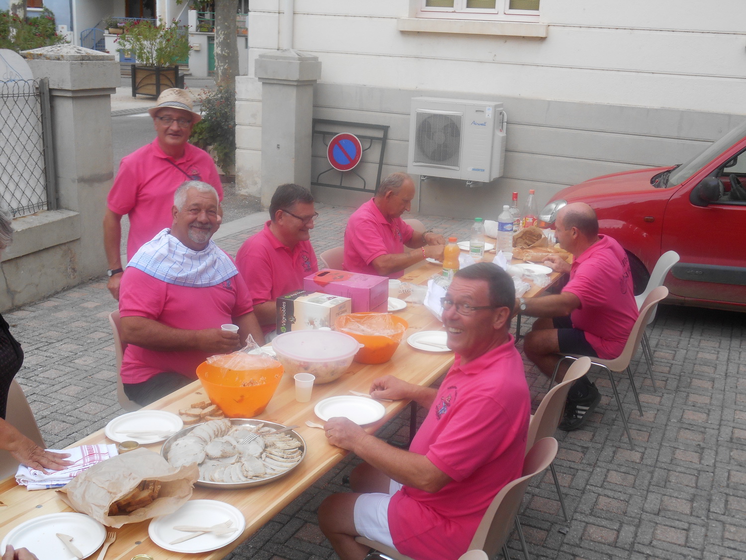 à l'heure du repas