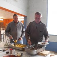 André et Jean Claude au service