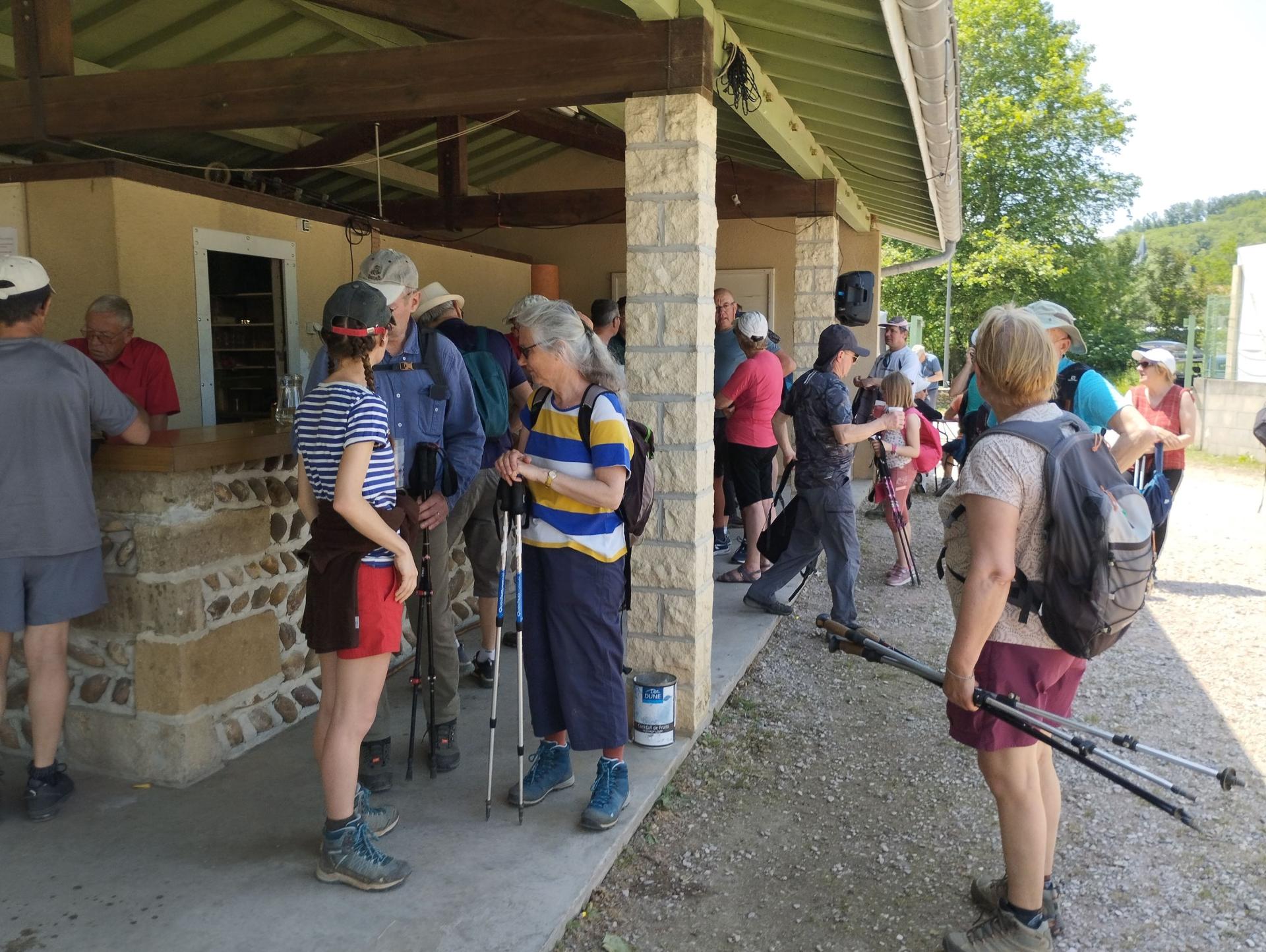 les marcheurs fin de parcours