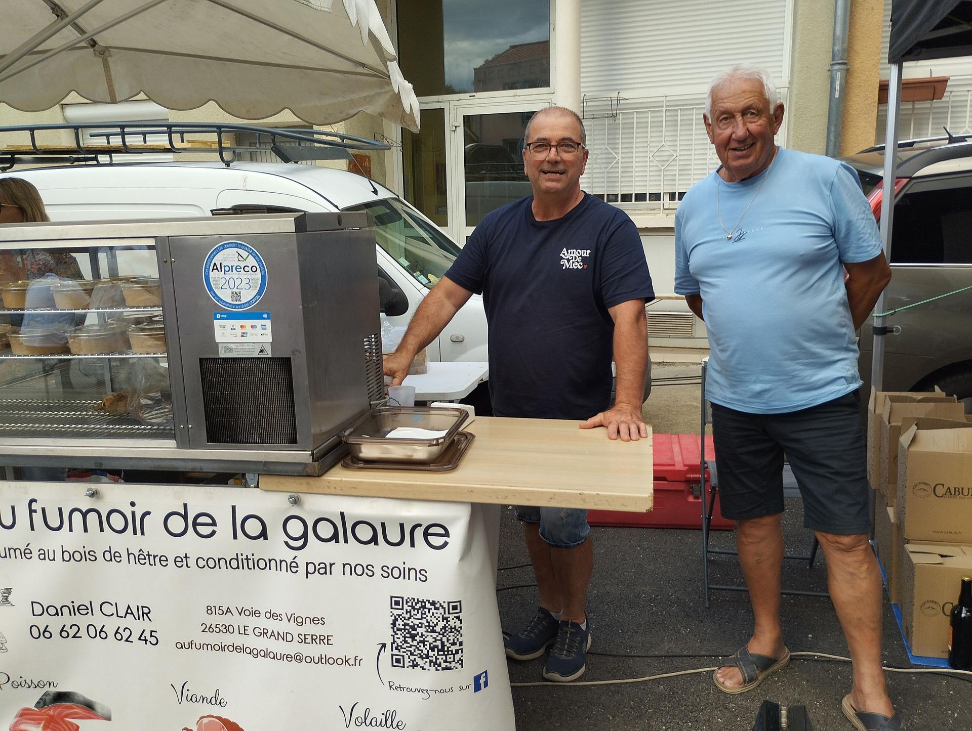 au fumoir de la Galaure de Daniel