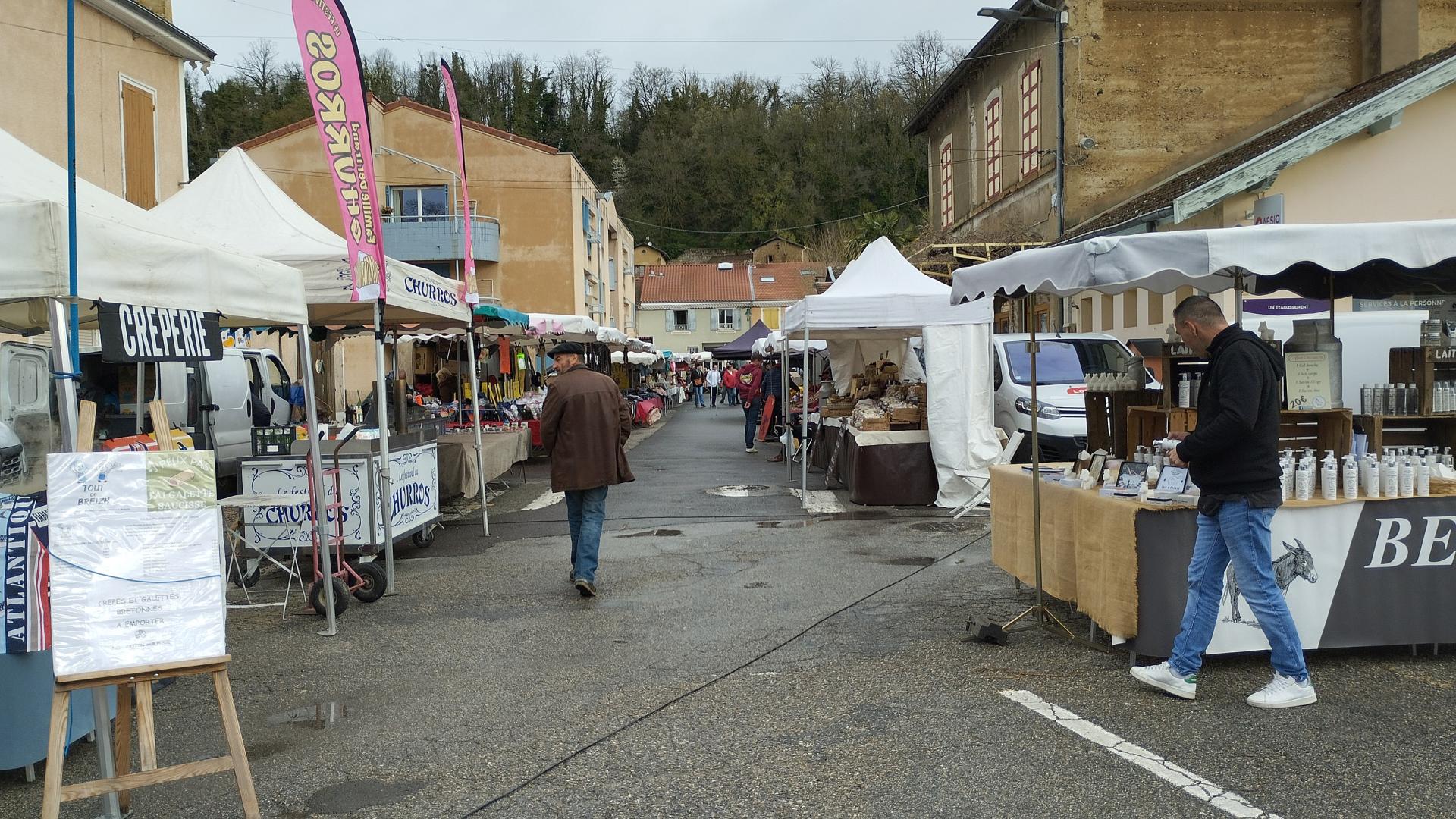 dans les allées