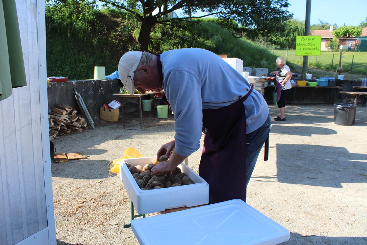 Bernard chouchoute les patates