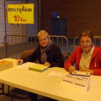 le premier stand inscription des 10 kms