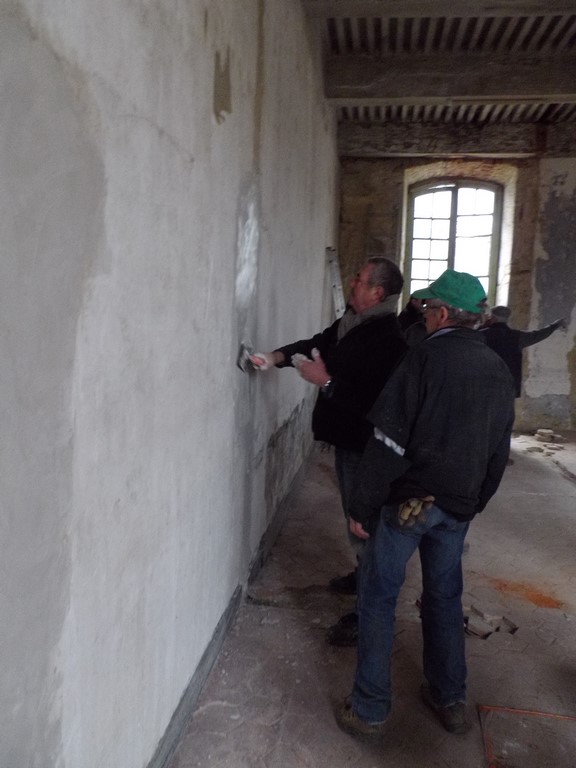 en action, rénovation des murs