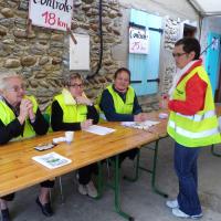 stand du pointage des marcheurs