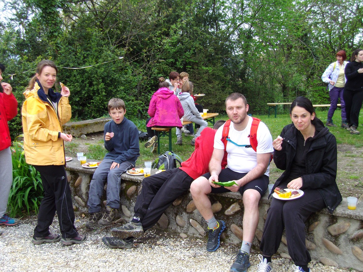 les participants se restaurent