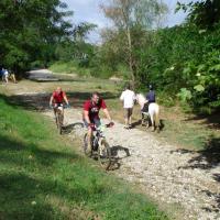 balade en poneys et en vtt (assez boueux)