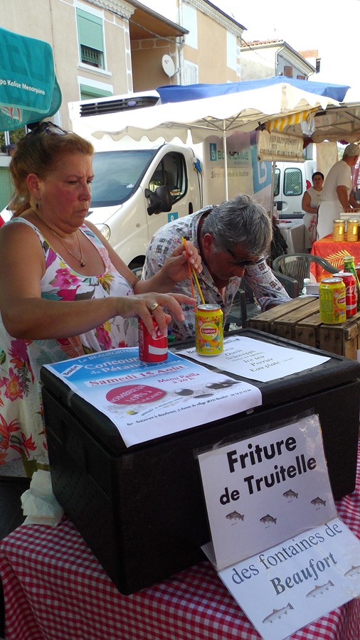 la friture de truitelles